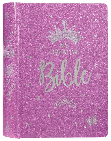 B ESV MY CREATIVE BIBLE PURPLE GLITTER HARDCOVER