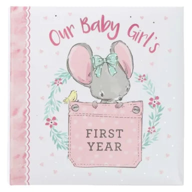 OUR BABY GIRL'S FIRST YEAR MEMORY BOOK