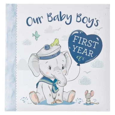 OUR BABY BOY'S FIRST YEAR MEMORY BOOK