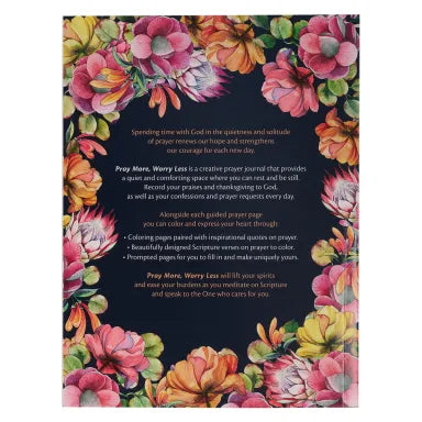 PRAY MORE WORRY LESS: A COLOURING PRAYER JOURNAL (ADULT COLOURING BOOK SERIES)