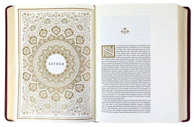 B ESV ILLUMINATED BIBLE ART JOURNALING EDITION BURGUNDY (BLACK LETTER EDITION)