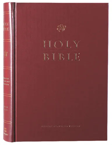 B ESV PEW AND WORSHIP BIBLE LARGE PRINT BURGUNDY (BLACK LETTER EDITION ...