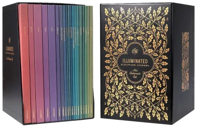 B ESV ILLUMINATED SCRIPTURE JOURNAL NEW TESTAMENT SET (BLACK LETTER E