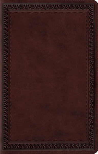 B ESV PREMIUM GIFT BIBLE MAHOGANY BORDER DESIGN (BLACK LETTER EDITION)