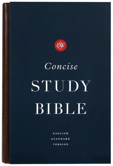 B ESV CONCISE STUDY BIBLE BROWN (BLACK LETTER EDITION)