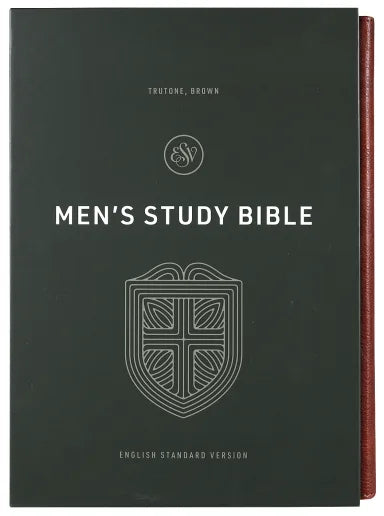 B ESV MEN'S STUDY BIBLE TRUTONE BROWN