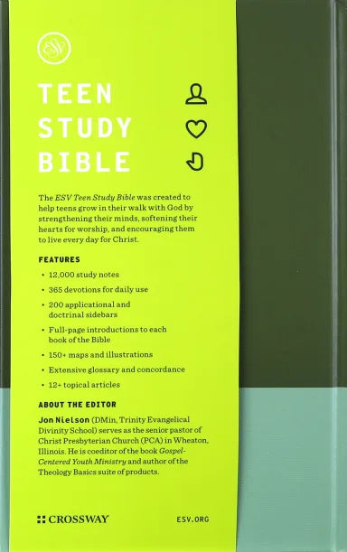 B ESV TEEN STUDY BIBLE WILDWOOD