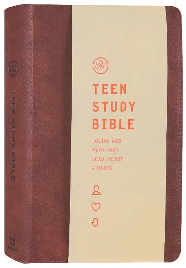 B ESV TEEN STUDY BIBLE BURNT SIENNA