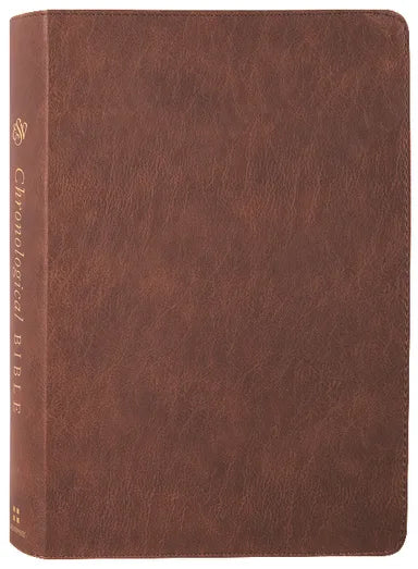 B ESV CHRONOLOGICAL BIBLE BROWN