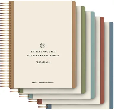 ESV JOURNALING BIBLE (5 VOL SET) SPIRAL HARDCOVER  SET INCLUDES PENTATEUCH; HISTORICAL BOOKS; POETRY; PROPHETS; AND NEW TESTAMENT