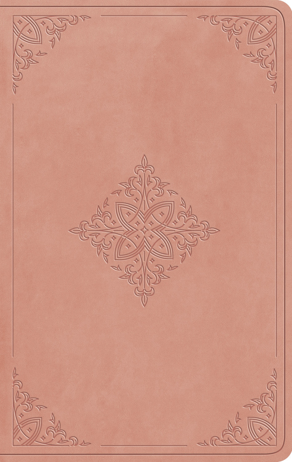 B ESV LARGE PRINT VALUE THINLINE BIBLE  BLUSH ROSE  FLEUR-DE-LIS DESIGN