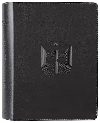 B ESV MEN'S STUDY BIBLE  CHARCOAL  SHIELD DESIGN