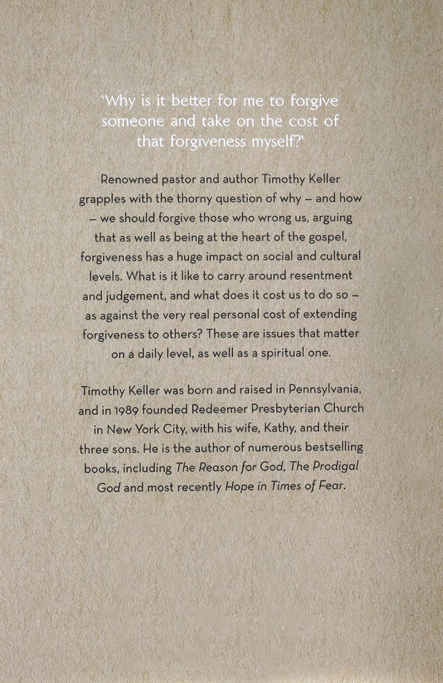 FORGIVE: WHY SHOULD I AND HOW CAN I?