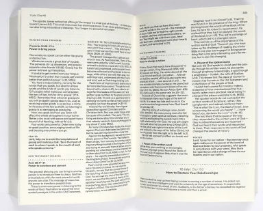 THE BIBLE IN ONE YEAR: A COMMENTARY