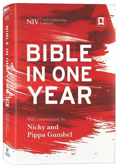 B NIV BIBLE IN ONE YEAR WITH DAILY COMMENTARY