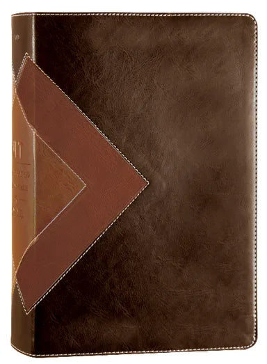 B NLT ILLUSTRATED STUDY BIBLE BROWN/TAN (BLACK LETTER EDITION)
