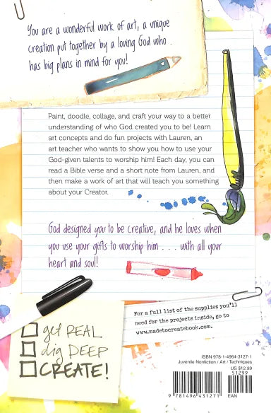 MADE TO CREATE WITH ALL MY HEART AND SOUL: 60 WORSHIP-THROUGH-ART DEV