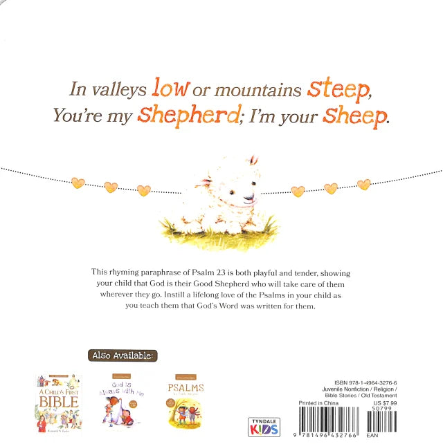 GOD TAKES CARE OF ME: PSALM 23 (A CHILD'S FIRST BIBLE SERIES)