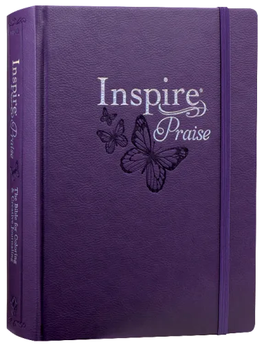 B NLT INSPIRE PRAISE BIBLE LARGE PRINT (BLACK LETTER EDITION)