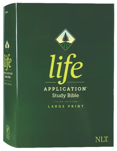 B NLT LIFE APPLICATION STUDY BIBLE 3RD EDITION LARGE PRINT (RED LETTER EDITION)