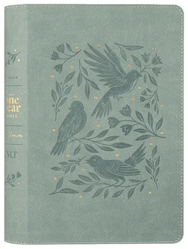 B NLT THE ONE YEAR BIBLE FOR WOMEN  BIRDSONG TEAL