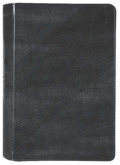B NLT STUDENT LIFE APPLICATION STUDY BIBLE FILAMENT ENABLED EDITION CHARCOAL GRAY STRIPED (RED LETTER EDITION)
