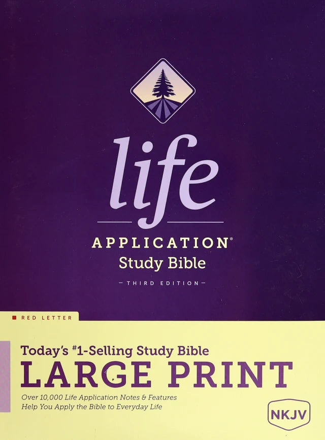 B NKJV LIFE APPLICATION STUDY BIBLE 3RD EDITION LARGE PRINT (RED LETTER EDITION)
