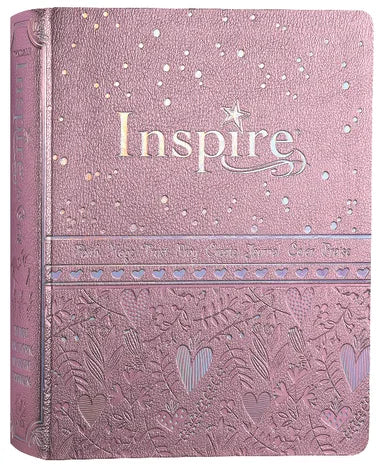 B NLT INSPIRE BIBLE FOR GIRLS PINK