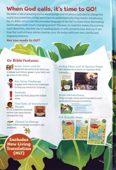 NLT GO BIBLE FOR KIDS