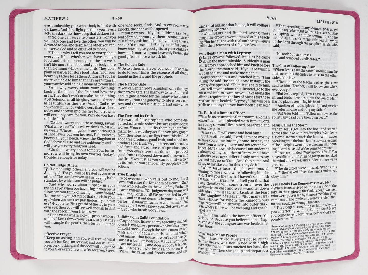 B NLT LARGE PRINT PREMIUM VALUE THINLINE BIBLE FILAMENT ENABLED EDITION GARDEN PINK
