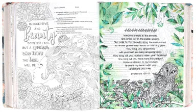 NLT INSPIRE FAITH BIBLE FILAMENT ENABLED EDITION WATERCOLOR GARDEN
