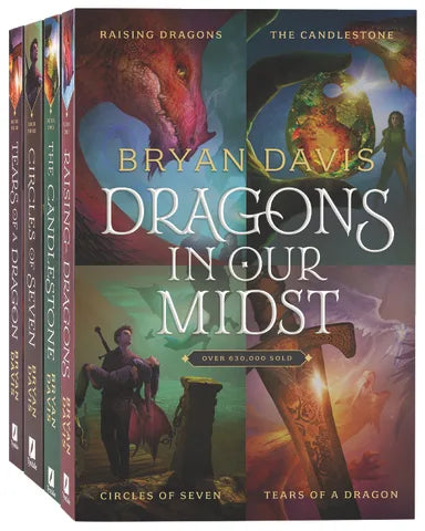 DRAGONS IN OUR MIDST 4-PACK: RAISING DRAGONS / THE CANDLESTONE / CIRCLES OF SEVEN / TEARS OF A DRAGON