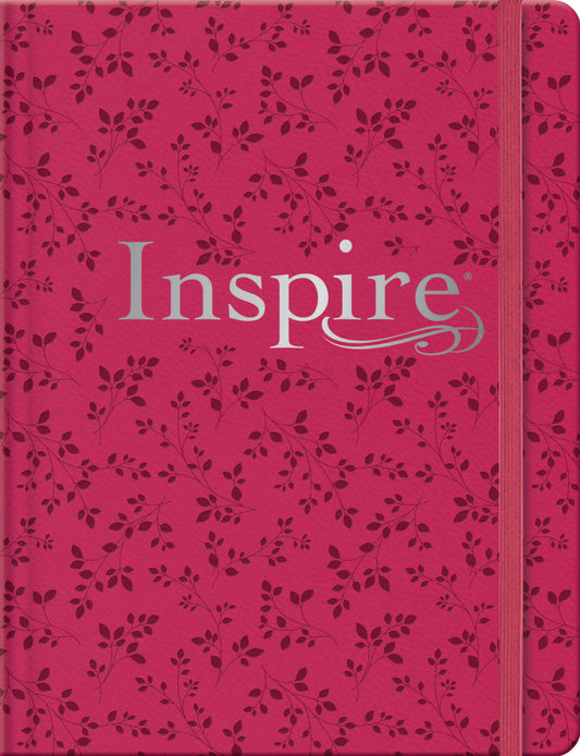 B NLT INSPIRE BIBLE FILAMENT ENABLED EDITION PINK PEONY (BLACK LETTER EDITION)