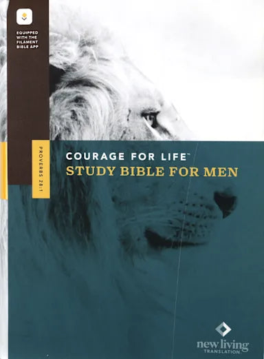 NLT COURAGE FOR LIFE STUDY BIBLE FOR MEN FILAMENT-ENABLED EDITION