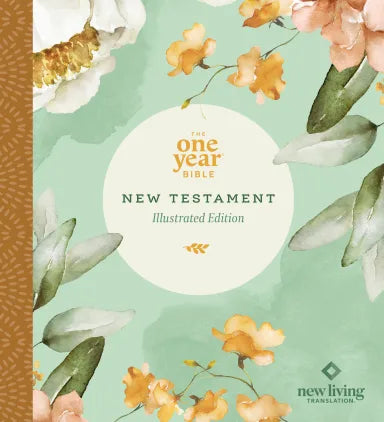 B NLT ONE YEAR BIBLE NEW TESTAMENT FLORAL PARADISE