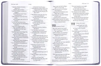 NLT GIANT PRINT PREMIUM VALUE BIBLE  FILAMENT-ENABLED EDITION  LAVENDER VINE