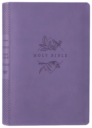 B NLT LARGE PRINT PREMIUM VALUE THINLINE BIBLE  FILAMENT-ENABLED EDITION  LAVENDER SONG