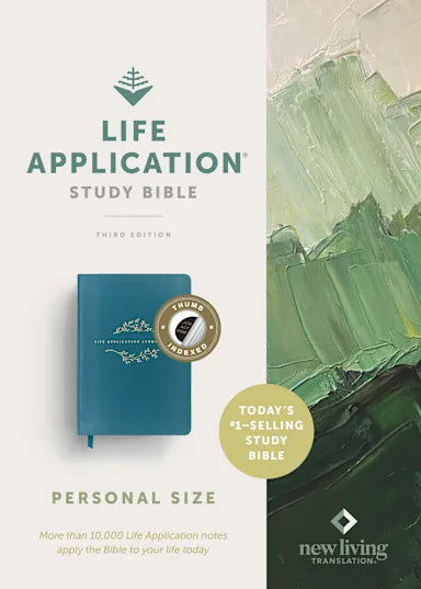 B NLT LIFE APPLICATION STUDY BIBLE THIRD EDITION PERSONAL SIZE TEAL INDEXED (RED LETTER EDITION)
