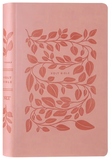 NLT PREMIUM VALUE THINLINE BIBLE  FILAMENT-ENABLED EDITION  DUSTY PINK VINES