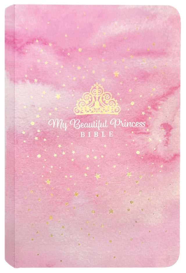 B NLT MY BEAUTIFUL PRINCESS BIBLE PINK SPARKLES