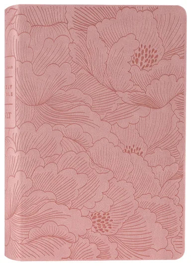 B NLT PREMIUM GIFT BIBLE FILAMENT ENABLED DUSTY PINK PETALS (RED LETTER EDITION)