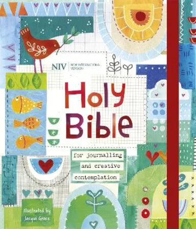 B NIV JOURNALLING BIBLE FOR CREATIVE CONTEMPLATION WITH ELASTIC BAND