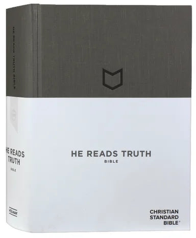 CSB HE READS TRUTH BIBLE PEWTER