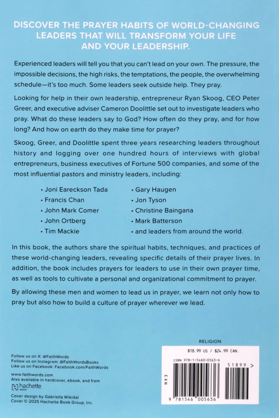 LEAD WITH PRAYER: THE SPIRITUAL HABITS OF WORLD-CHANGING LEADERS
