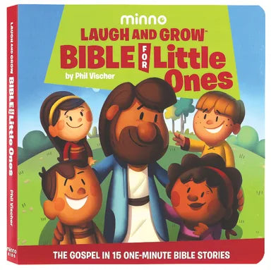 LAUGH AND GROW BIBLE FOR LITTLE ONES: THE GOSPEL IN 15-MINUTE BIBLE STORIES