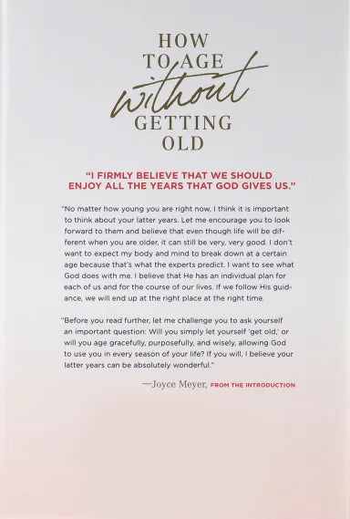 HOW TO AGE WITHOUT GETTING OLD: THE STEPS YOU CAN TAKE TODAY TO STAY YOUNG FOR THE REST OF YOUR LIFE (Copy)