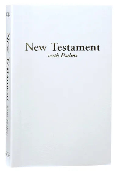 B KJV ECONOMY NEW TESTAMENT WITH PSALMS WHITE (RED LETTER EDITION)