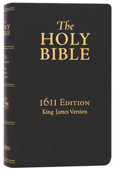 B KJV HOLY BIBLE 1611 EDITION BLACK INCLUDES APOCRYPHA