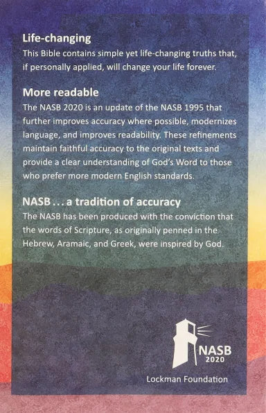 NASB 2020 OUTREACH BIBLE