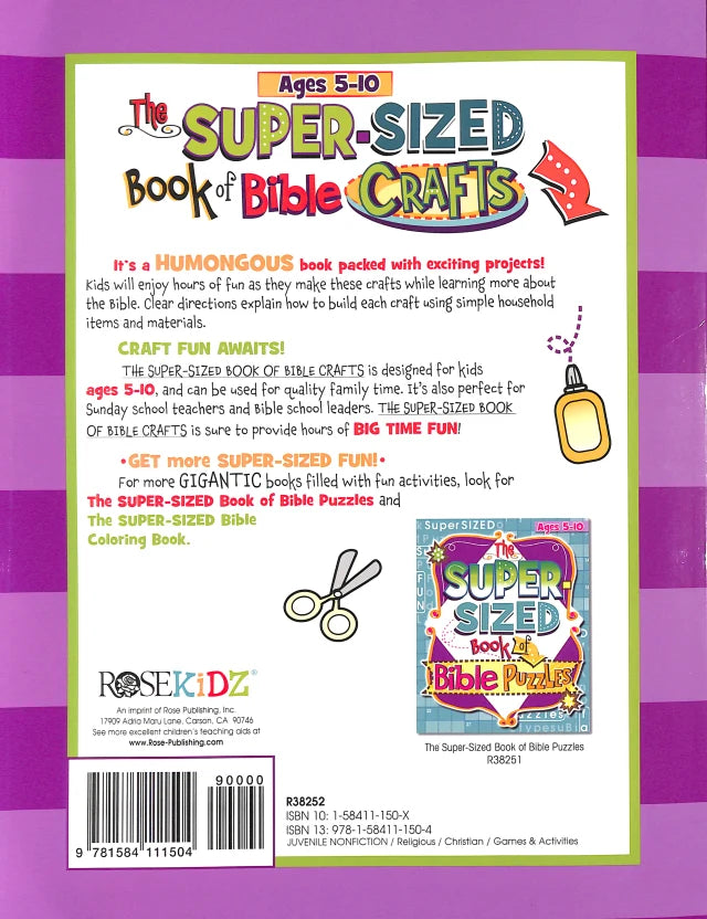 THE SUPER SIZED BOOK OF BIBLE CRAFTS (AGES 5-10)